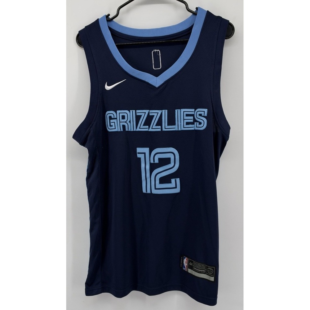 Nike Memphis Grizzlies Icon Edition Ja Morant #12 Jersey Blue Men's 44